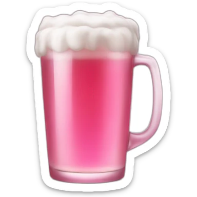 Drink Pink beer sticker