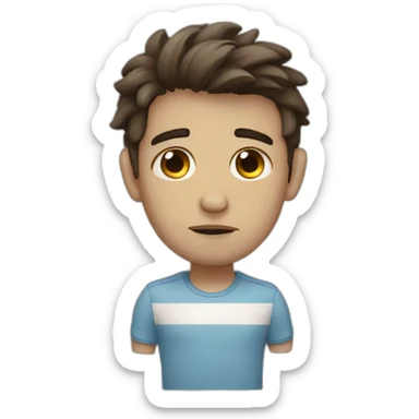 Sad Argentinian sticker