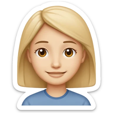 P2 medium priority emoji, calm and steady sticker