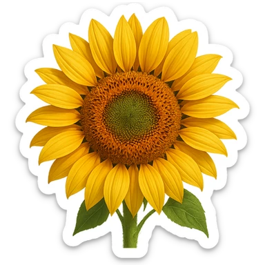 sunflower, detailed, vibrant colors sticker