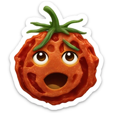 a single sun-dried tomato sticker