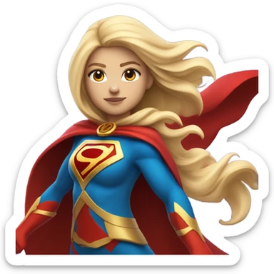 super girl sticker