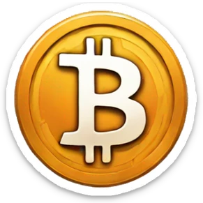 Bitcoin logo sticker