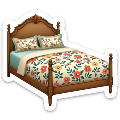 vintage aesthetic bed sticker