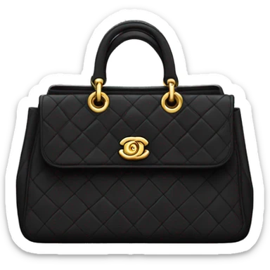 Black Chanel bag sticker