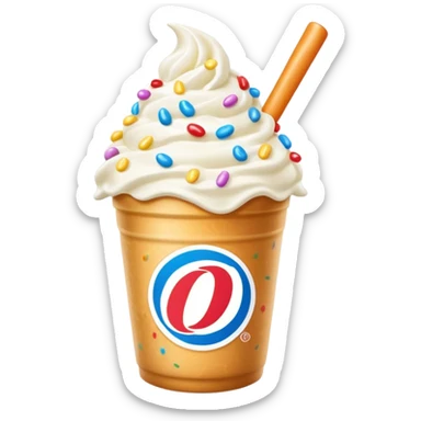Dairy Queen blizzard sticker