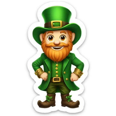Leprechaun sticker