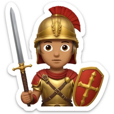 Roman soldier sticker