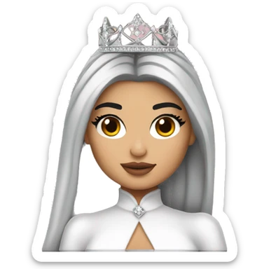 Kylie Jenner as a princess sticker