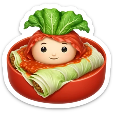 Cabbage roll sticker