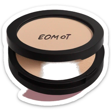 Setting powder makeup sticker