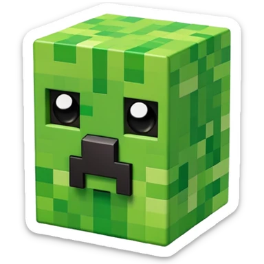 Minecraft creeper  sticker