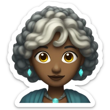 mystical woman sticker