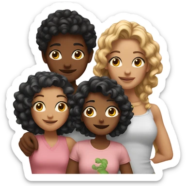 3 besties sticker