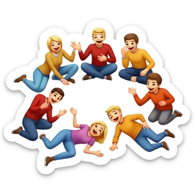 On the floor LMAO sticker