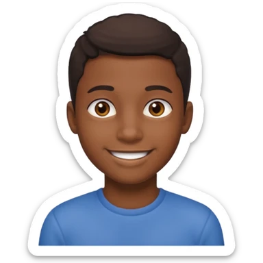 67 black boy sticker