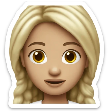 A sony angel doll  sticker