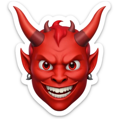 😈 convert this emoji into 3d sticker