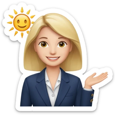 weather-presenter sticker