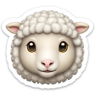 baby sheep sticker