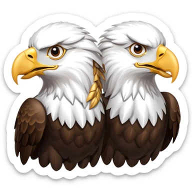 eagle with two heads sticker