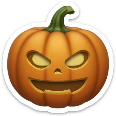 Plain Pumkin Not Carved sticker