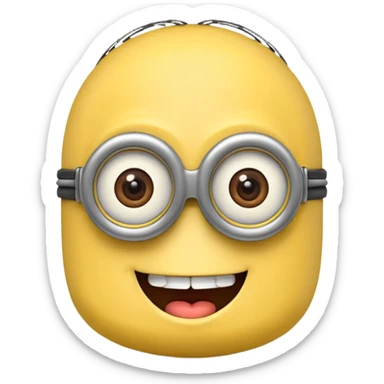 Minion Bob emoji sticker