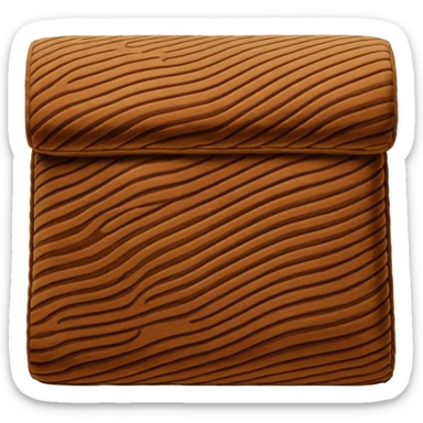 Patterned Corduroy texture ridges blanket folded sticker