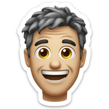 Rire diabolique sticker