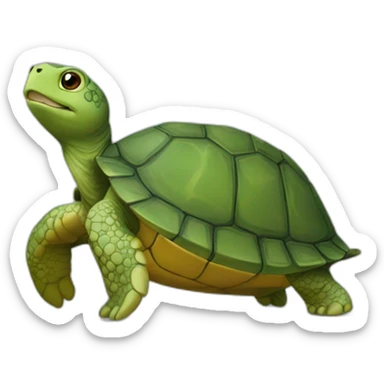L’autre une tortue sticker