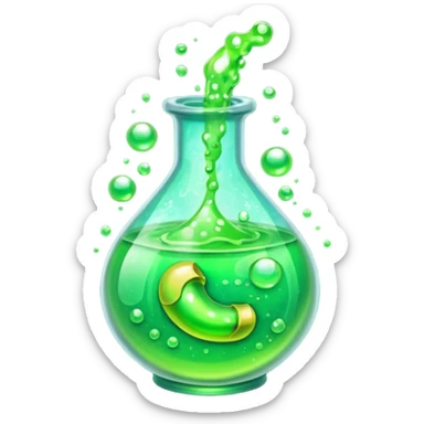 glitter toxic potion
 sticker