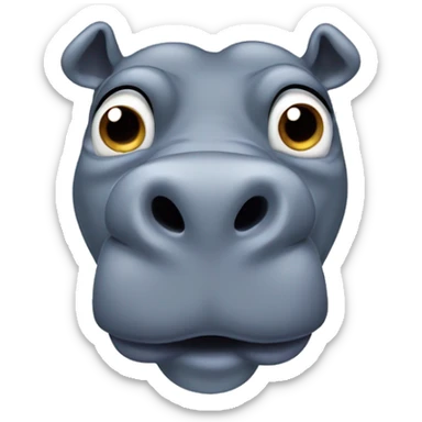 I’m hippopotamus sticker