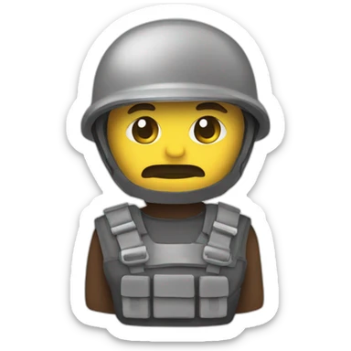 A device that inspires individuals to make ultimate sacrifices for the protection of their communities. sticker