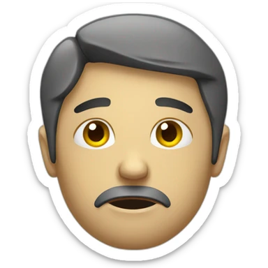 Depressed corporate sticker