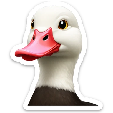 muscovy duck sticker
