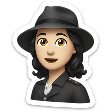 Charli chaplin sticker