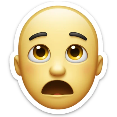 I need an upside down smiley face that is also stream crying tears sticker