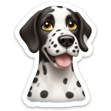 spotty dog sticker