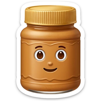 biscoff peanut butter sticker