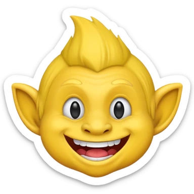 Troll emoji sticker