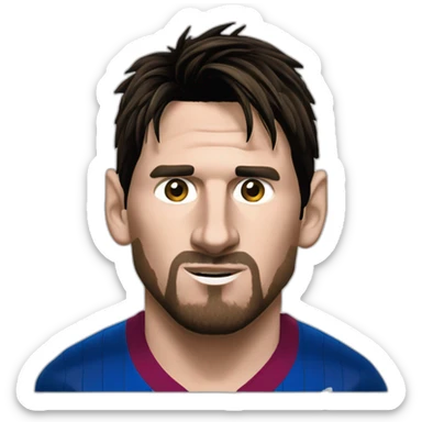 Leonel messi barcelona 2009 sticker
