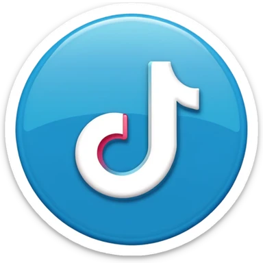 Tiktok Mavi tik emoji sticker