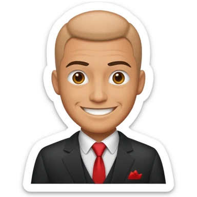 hitman that is impressed happy  sticker