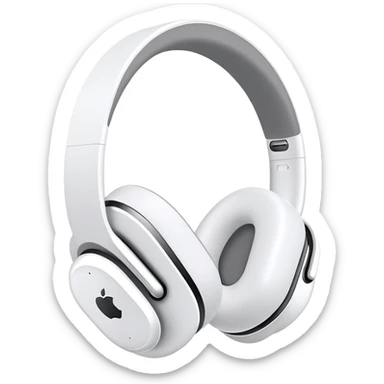 Um fone a Apple Air pods Max  sticker