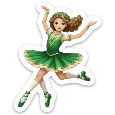 Irish Heel click jump sticker