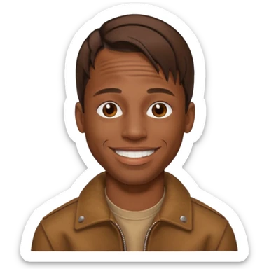 Travis Scott en train de rire sticker