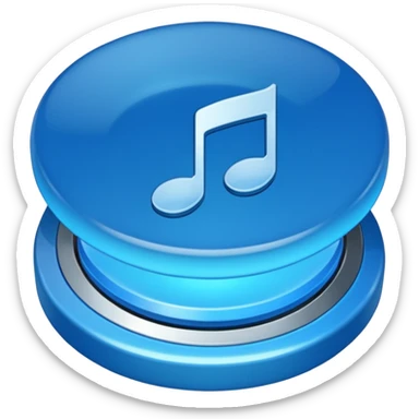 i want to create pack for discord bot music button for emoji color blue for music_forward music_shuffle music_repeat music_rewind music_skip music_stop sticker