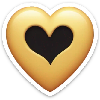 Void heart sticker