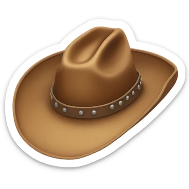 cowboy hat sticker