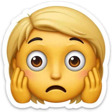 Very very nervous sticker